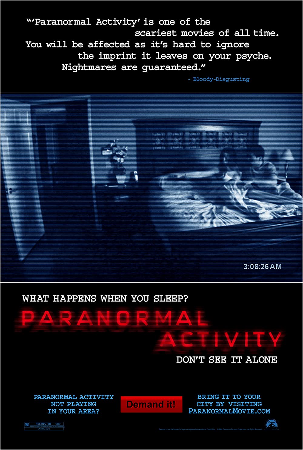 Paranormal Activity (2007) เรียลลิตี้ ขนหัวลุก