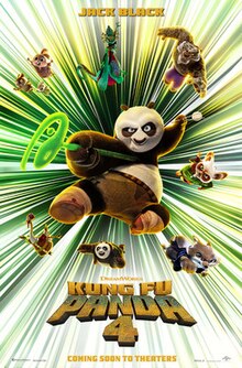 Movie poster: Kung Fu Panda 4 (2024) กังฟูแพนด้า 4